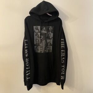 Taylor Swift The Eras Tour 3XL Black Pullover Hoodie Concert Merch